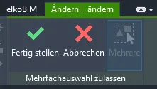 Befehl mit Fertig stellen abschließen