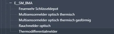 Beispiel-Detailelemente der Kategorie E__SM_BMA