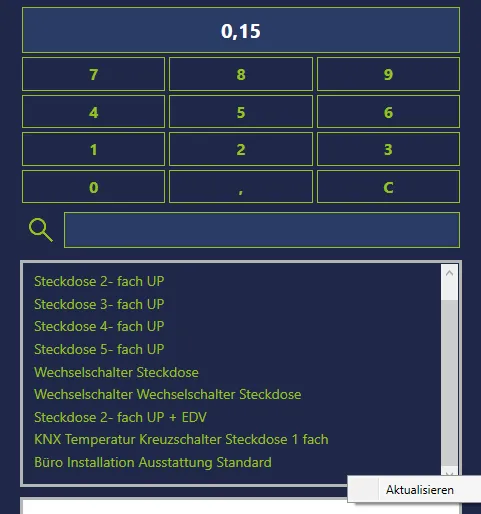 Gruppenliste aktualisieren